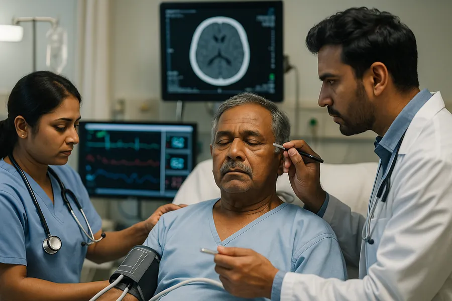 Stroke care and hematoma surgery